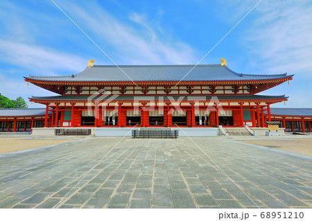 【奈良県】晴天下の薬師寺(大講堂) 【奈良県】晴天下の薬師寺(大講堂) 68951210
