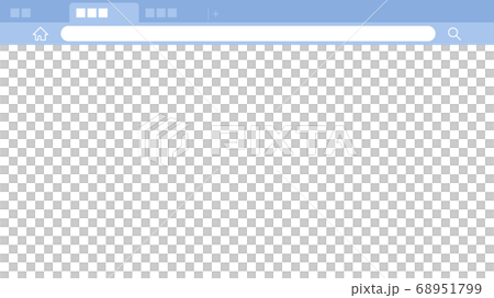 Internet browser _ tab and search window frame illustration _ 16:9 68951799