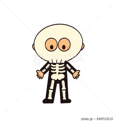 ハロウィン仮装の子供 68952810
