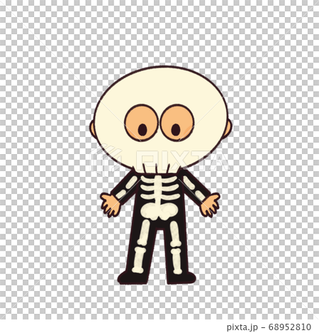 ハロウィン仮装の子供 68952810