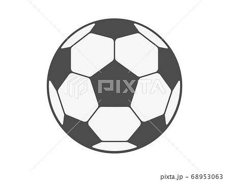 サッカーボールのイラスト 68953063