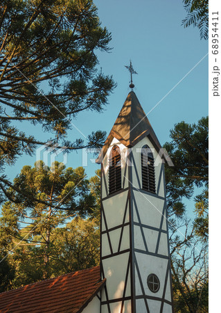Belfry from church in traditional style 68954411
