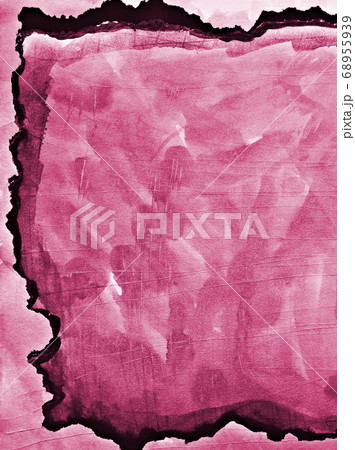 Abstract pink watercolor on paper texture as 68955939