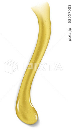 Flowing straw Drop, Golden design element isolated Flowing straw Drop, Golden design element isolated 68957005
