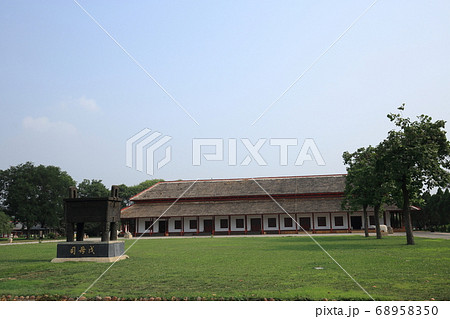 世界遺産　中国　河南省　安陽市　殷墟博物館 68958350