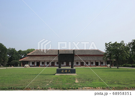 世界遺産　中国　河南省　安陽市　殷墟博物館 68958351