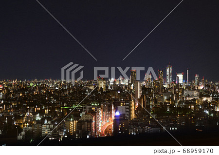 文京シビックから見た池袋方面の夜景 文京シビックから見た池袋方面の夜景 68959170