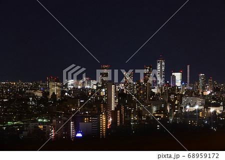 文京シビックから見た池袋方面の夜景 68959172