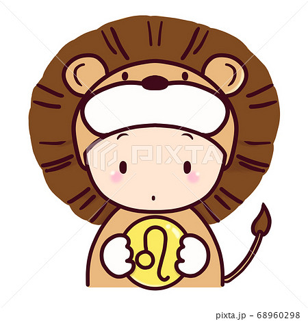 キュートな子たちで12星座キャラクターを作ってみました のイラスト素材