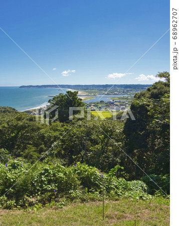 太東﨑灯台付近から観た真夏の景色 68962707