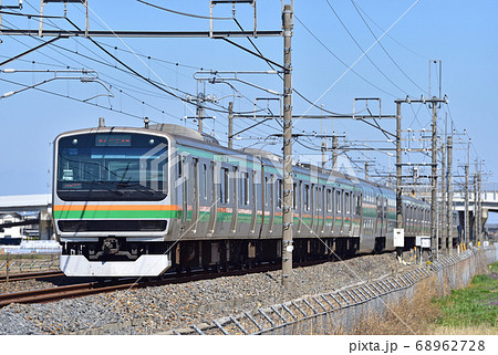 東北本線 栗橋-東鷲宮 JR東日本 E231系1000番台 U520編成(小山) 東北本線 栗橋-東鷲宮 JR東日本 E231系1000番台 U520編成(小山) 68962728