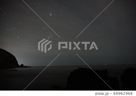 海に広がる星空 海に広がる星空 68962968
