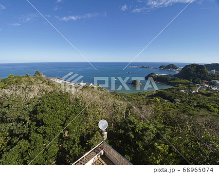 魚見塚展望台から観た真夏の景色 魚見塚展望台から観た真夏の景色 68965074