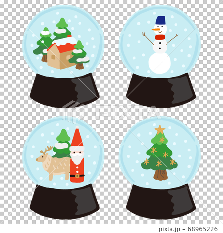 Set of snow globes 68965226