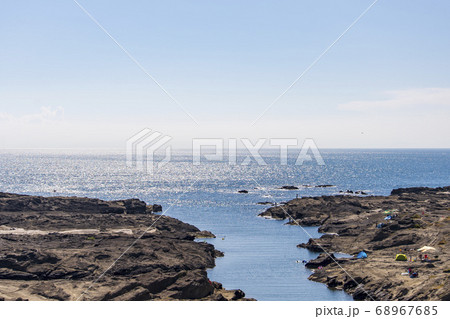 夏の三浦半島・城ヶ島・横 68967685