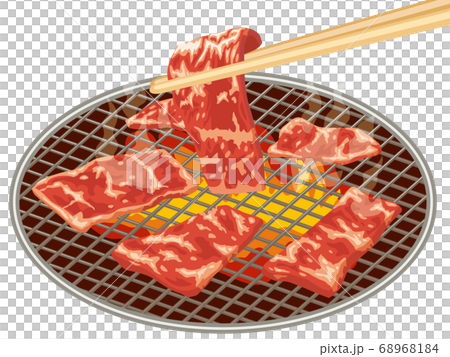 焼肉のイラスト素材