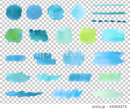 水彩背景/框架/畫筆/紋理/彩色/框架/線條/裝飾/裝飾 68968878