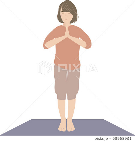 ヨガ ポーズ1 68968931