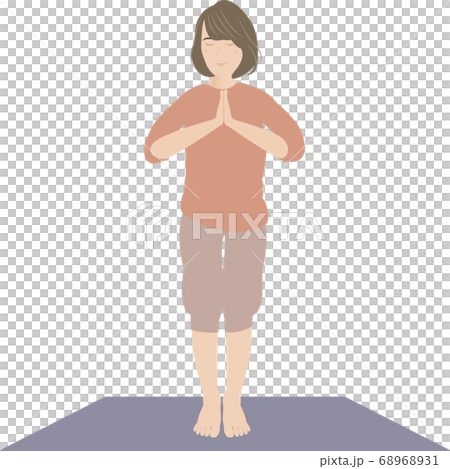 ヨガ ポーズ1 68968931