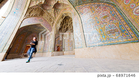 in iran the old    mosque 68971646