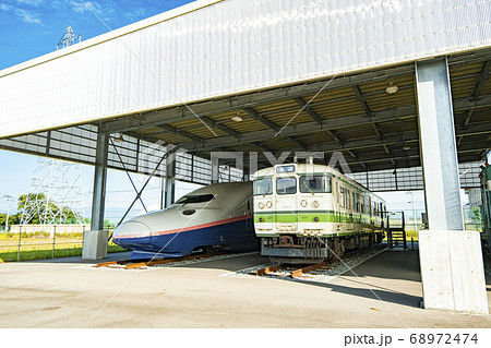 新潟市新津鉄道資料館の写真素材