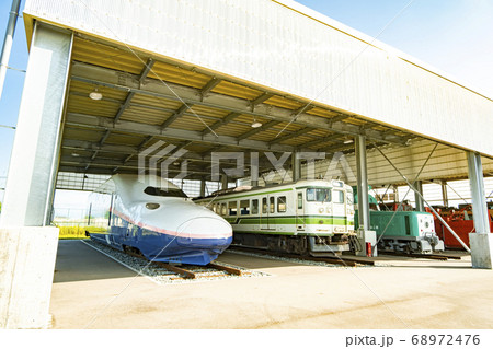 新潟市新津鉄道資料館の写真素材