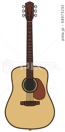 The classic accoustic guitar The classic accoustic guitar 68973292