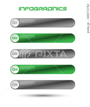 Modern Design Template, can be used for info-graphics, banners for web layout. 68973782