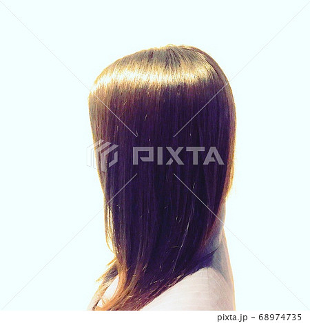 トリートメントヘッドスパ後のツヤ髪 68974735