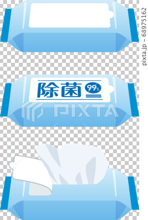 除菌ウェットティッシュ（袋タイプ） 68975162