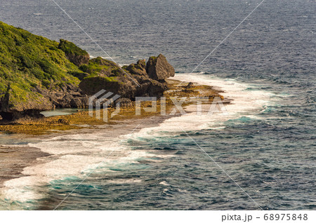 Beautiful coastline of Okinawa island in Japan Beautiful coastline of Okinawa island in Japan 68975848