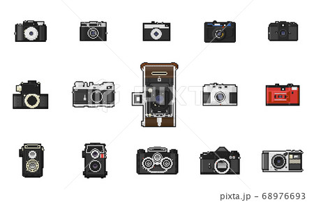 ロシア サンクトペテルブルクのカメラのイラスト素材