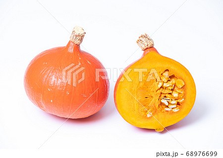 打木赤皮甘栗かぼちゃ 加賀野菜の写真素材 打木赤皮甘栗かぼちゃ 加賀野菜の写真素材