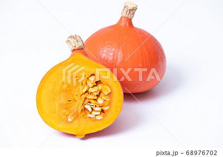 打木赤皮甘栗かぼちゃ 加賀野菜の写真素材 打木赤皮甘栗かぼちゃ 加賀野菜の写真素材