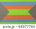 Green, Orange, Blue and Grey coloured paper 68977760