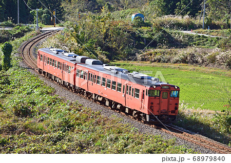 飯山線　内ヶ巻－越後川口　JR東日本　キハ47-514（新津） 68979840