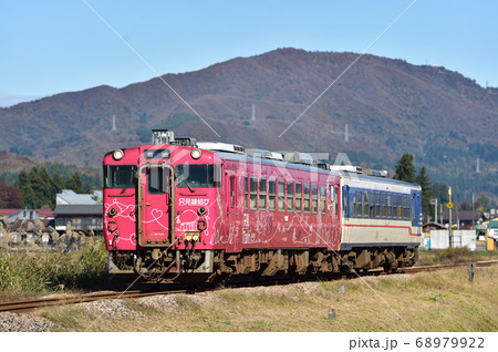 只見線 藪神－小出 JR東日本 キハ48-545（新津） 只見縁結びの