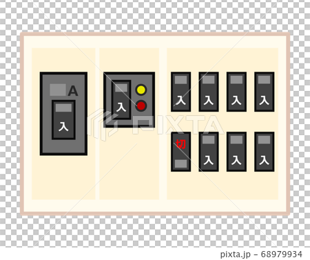 ブレーカーの安全装置 68979934