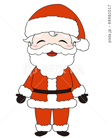 かわいい笑顔のサンタクロース 68982017