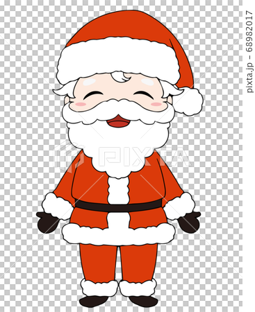 かわいい笑顔のサンタクロース 68982017