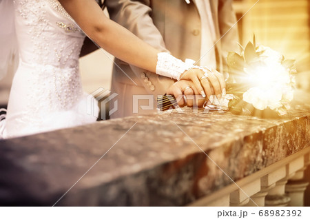 A newly weding. Wedding bouquet A newly weding. Wedding bouquet 68982392