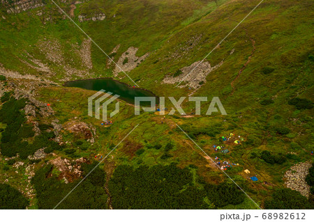 High altitude lake of the Ukrainian Carpathians, 68982612