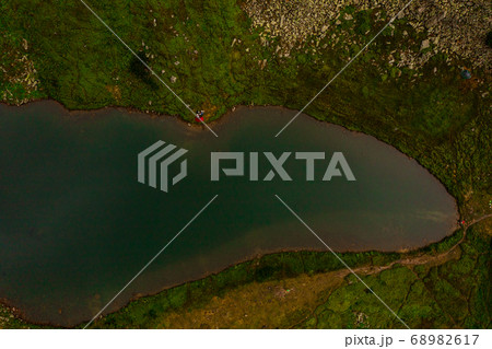 High altitude lake of the Ukrainian Carpathians, 68982617