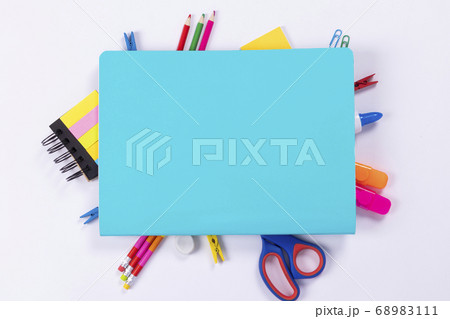 Back to school background with supplies and Back to school background with supplies and 68983111
