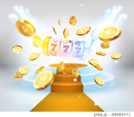 Slot machine wins the jackpot. Slot machine wins the jackpot. 68983471