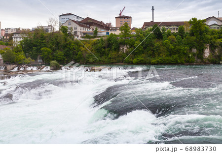 The Rhine Falls landscape The Rhine Falls landscape 68983730