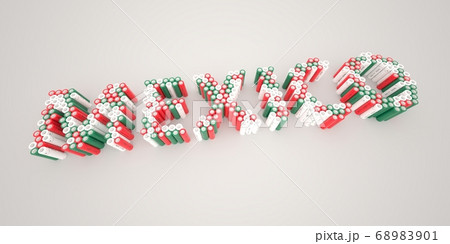 MEXICO word made with batteries, wide shot. Modern electrical technologies conceptual 3d rendering MEXICO word made with batteries, wide shot. Modern electrical technologies conceptual 3d rendering 68983901