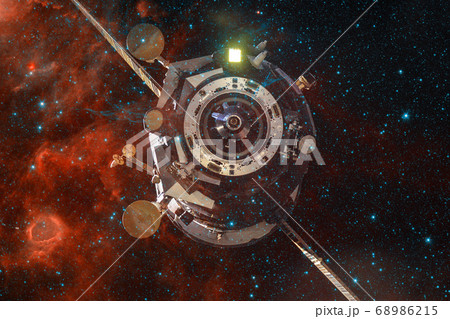Spacecraft Launch Into Space. Elements of this image furnished by NASA Spacecraft Launch Into Space. Elements of this image furnished by NASA 68986215