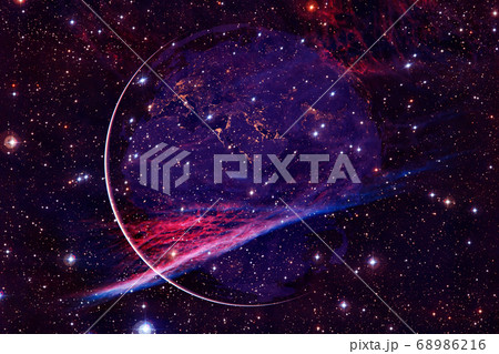 Earth. Solar system. Elements of this image furnished by NASA 68986216