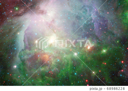 Deep space. Elements of this image furnished by NASA 68986228